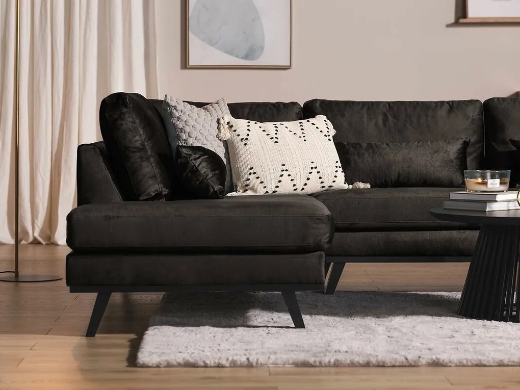 Γωνιακός Καναπές Seattle K101, Γκρι, 351x202x85cm