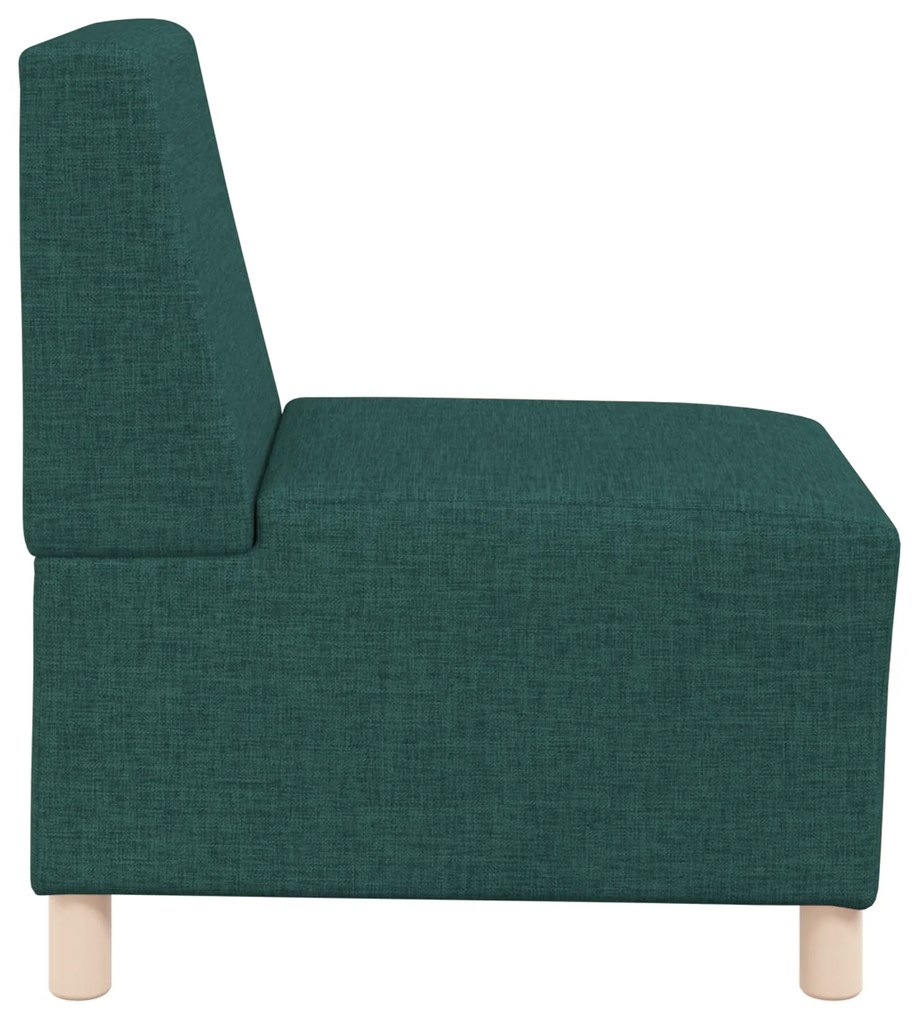 vidaXL Καθίσμα Σαλονιού 2 pcs Σκούρο πράσινο 55 x 74 x 82 εκ. ύφασμα