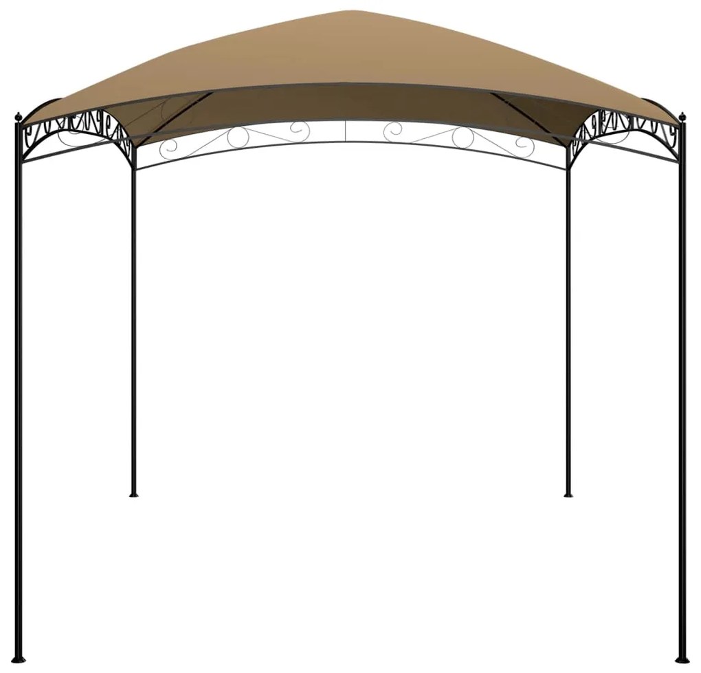 vidaXL Κιόσκι Taupe 3 x 4 x 2,65 μ. 180 γρ./μ²