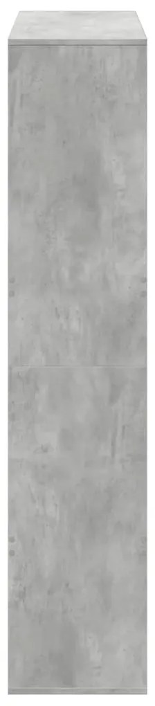 vidaXL Βιβλιοθήκη/Διαχωριστικό Χώρου Γκρι 100x33x156,5 εκ. Επεξ. Ξύλο