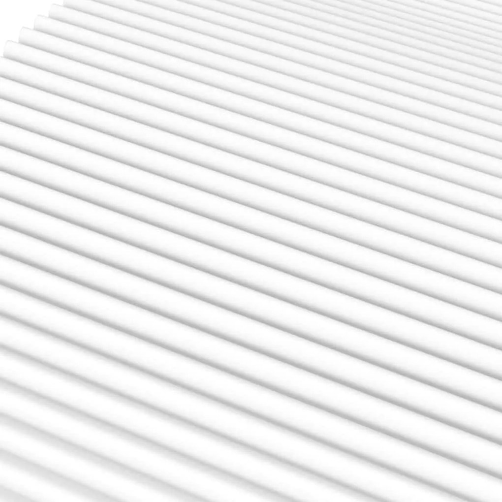 vidaXL Στρώμα Αφρού Σκληρότητα H2 H3 Λευκό 80x220 εκ.