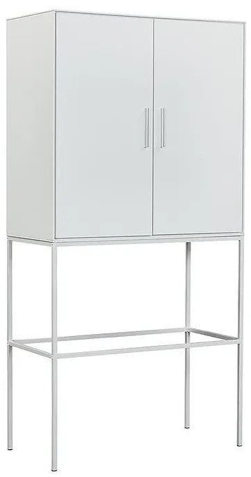 Ντουλάπι Riverton H108, Άσπρο, 160x80x40cm, Ινοσανίδες μέσης πυκνότητας