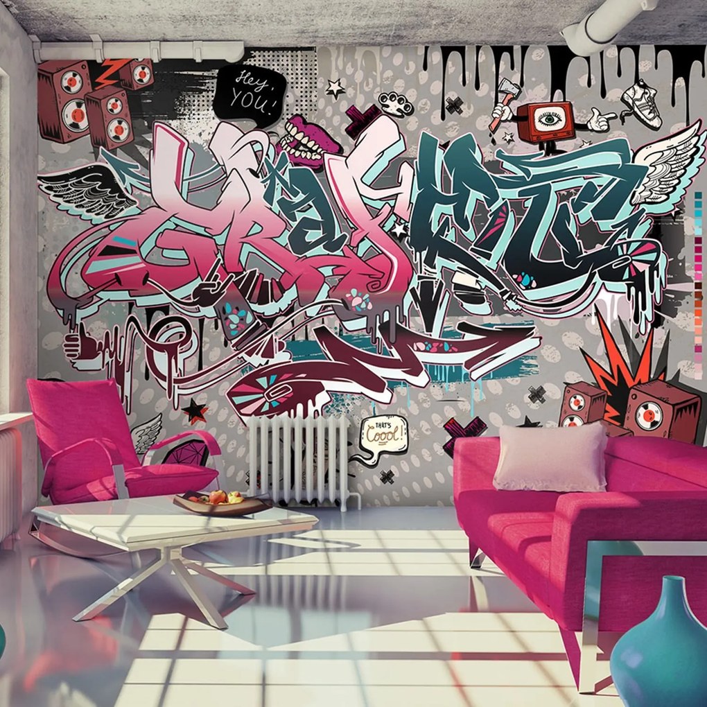 Φωτοταπετσαρία - Graffiti: hey You! 400x280