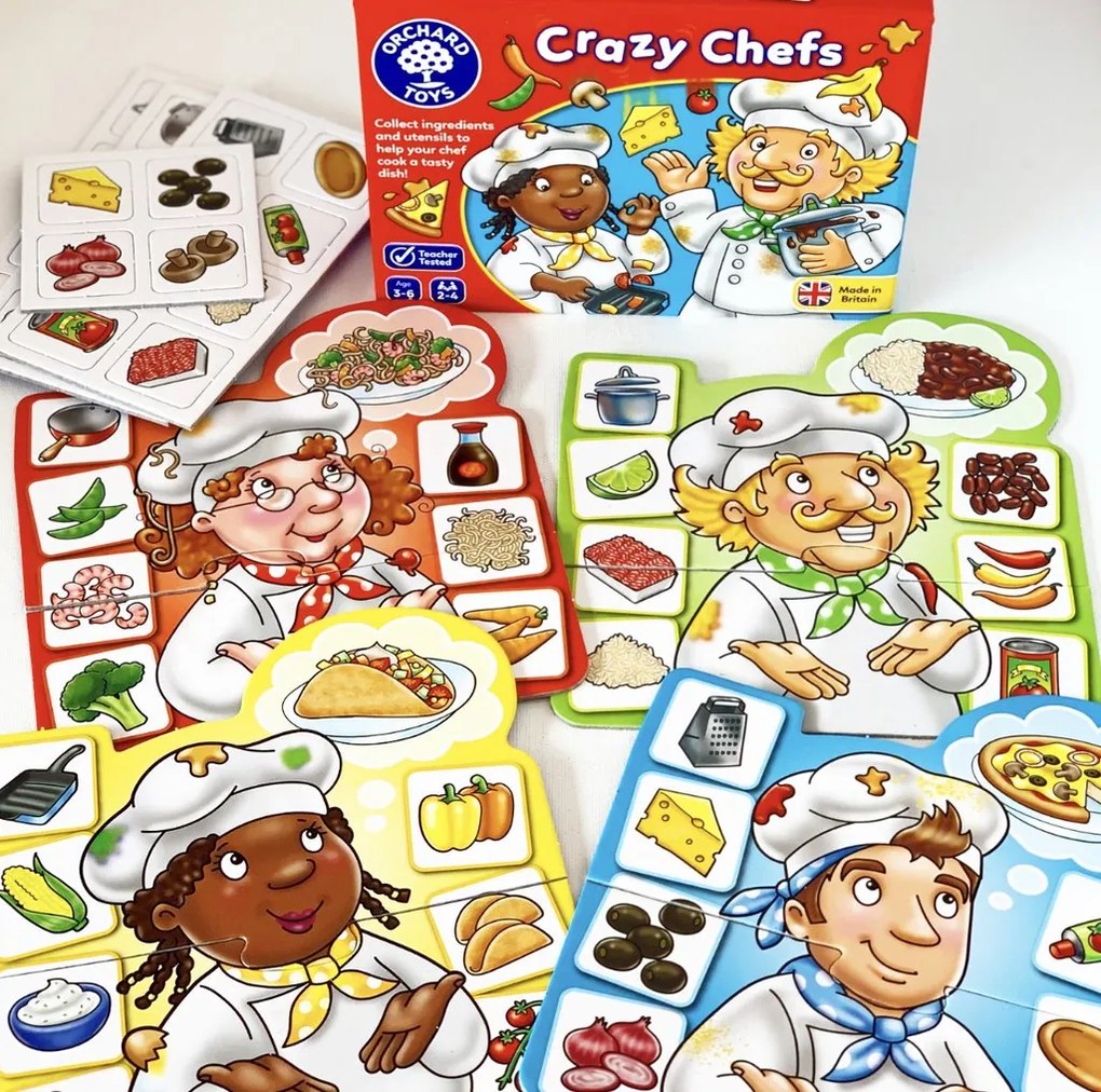 Παιχνίδι Orchard Toys "Crazy Chefs"