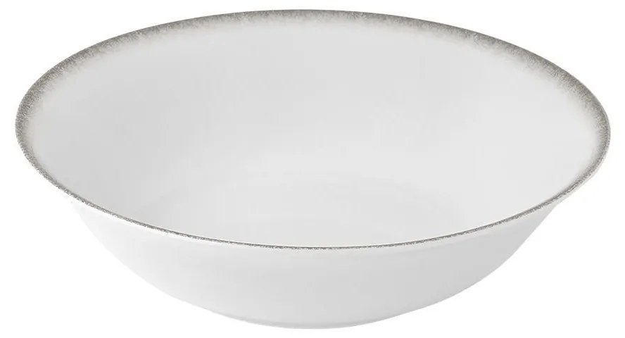 Estia 07-15404 Pearl Σαλατιέρα από Πορσελάνη 23x23cm, Λευκή