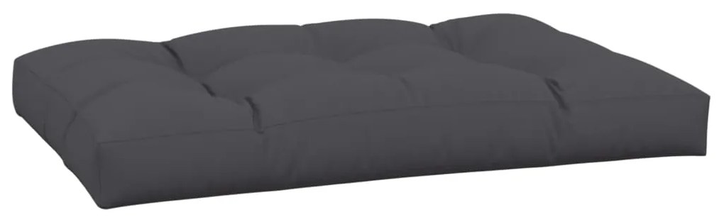 vidaXL Μαξιλάρι Παλέτας Ανθρακί 120 x 80 x 12 εκ. Υφασμάτινο
