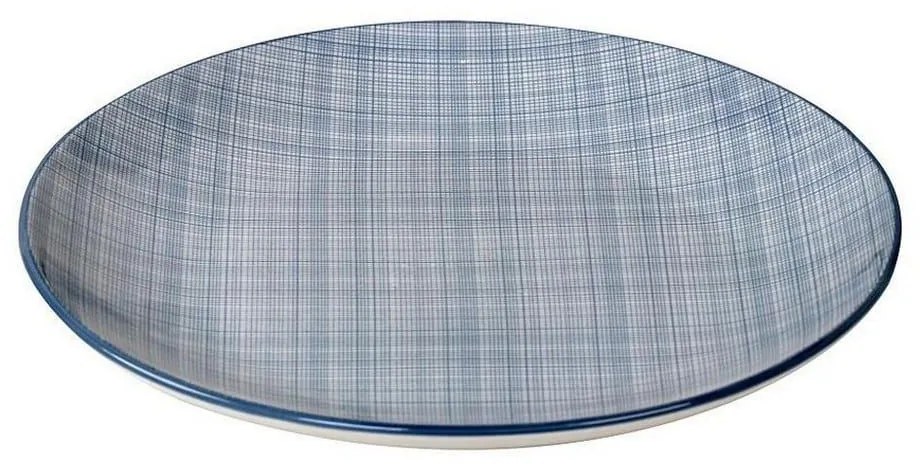 Πιάτο Linea Blue Σετ 6 τμχ Ata101K6 Ρηχό Φ27Cm. Κεραμικό Light Blue Espiel Ceramic