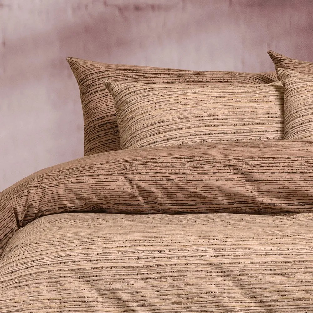 ΣΕΤ ΣΕΝΤΟΝΙΑ ΔΙΠΛΑ (Λ) CASSIO BEIGE CASUAL LINE (150X200+32) - MELINEN