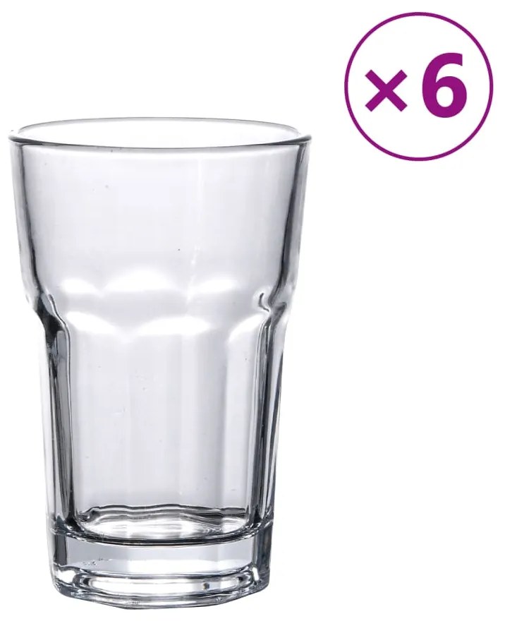 Ποτήρια Μπίρας 6 Τεμ. 295 ml - Διαφανές