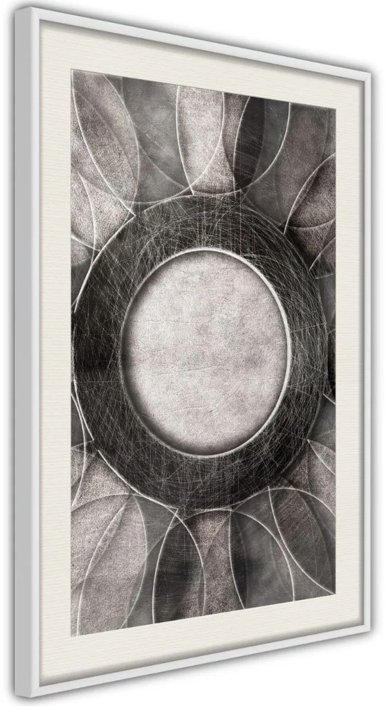 Αφίσα - Circles - 20x30 - Χρυσό - Με πασπαρτού