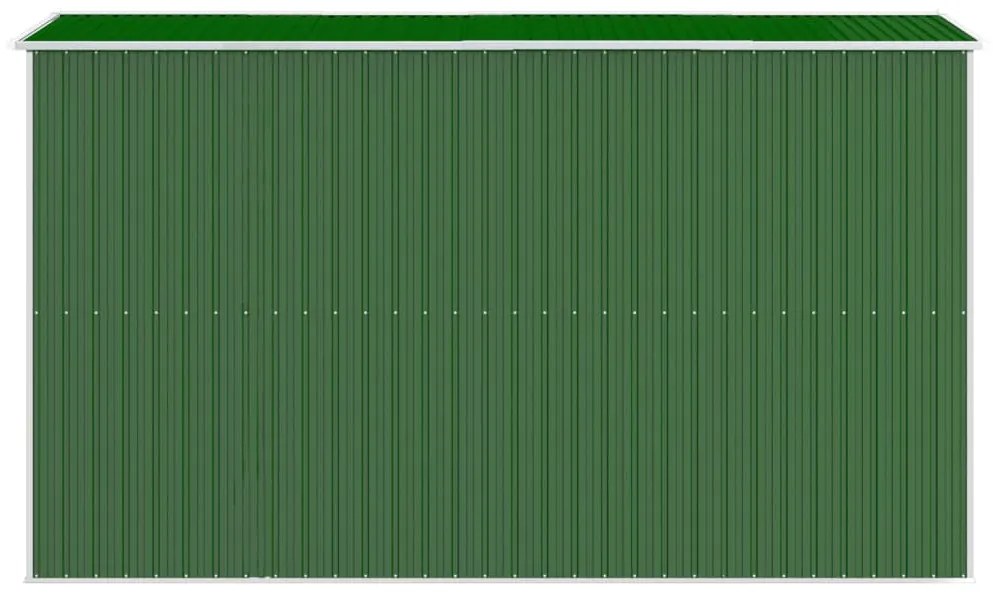 ΑΠΟΘΗΚΗ ΚΗΠΟΥ ΠΡΑΣΙΝΗ 192X357X223 ΕΚ. ΓΑΛΒΑΝΙΣΜΕΝΟ ΑΤΣΑΛΙ 3147429