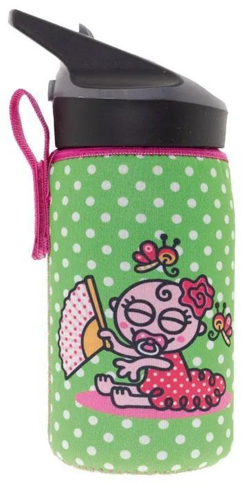 Παγούρι 450ml Με Καλαμάκι + Θήκη Laken Flamenca