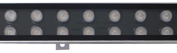 LED Wall Washer Αρχιτεκτονικού Φωτισμού 100cm GENIUS 48W CREE 24v 6720lm Δέσμης 10-30° Μοιρών Αδιάβροχο IP66 Θερμό Λευκό 3000k GloboStar 05109 - 05109