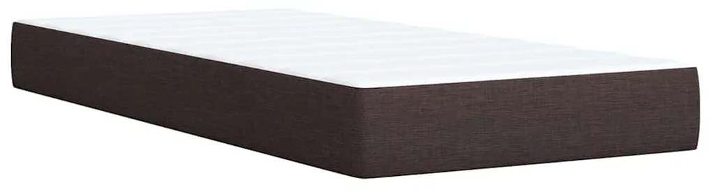 ΚΡΕΒΑΤΙ BOXSPRING ΜΕ ΣΤΡΩΜΑ ΣΚΟΥΡΟ ΚΑΦΕ 90X200 ΕΚ. ΥΦΑΣΜΑΤΙΝΟ 3286947