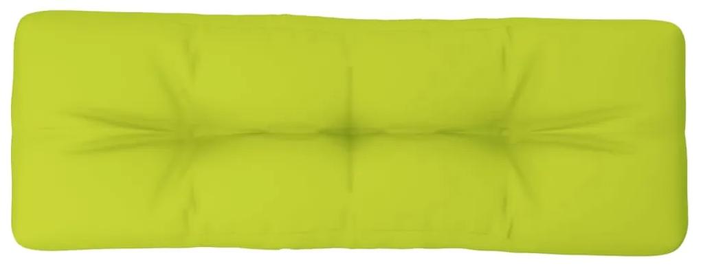 vidaXL Μαξιλάρι Παλέτας Αν. Πράσινο 120 x 40 x 12 εκ. Υφασμάτινο