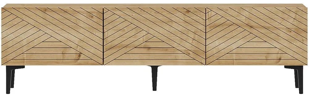 Έπιπλο Τηλεόρασης Felix 327ODS1263 160x31,4x44,1cm Oak