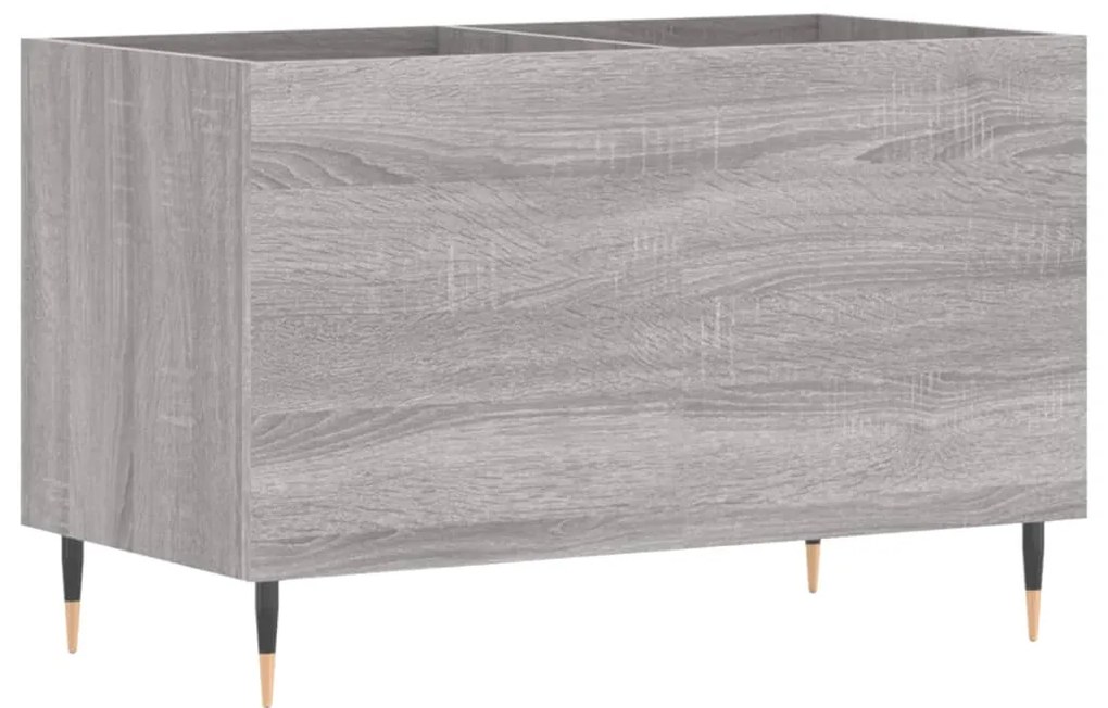 vidaXL Δισκοθήκη Γκρι Sonoma 74,5 x 38 x 48 εκ. από Επεξεργασμένο Ξύλο