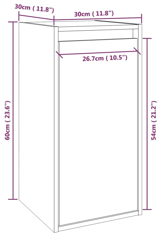 ΝΤΟΥΛΑΠΙ ΤΟΙΧΟΥ ΜΑΥΡΟ 30 X 30 X 60 ΕΚ. ΑΠΟ ΜΑΣΙΦ ΞΥΛΟ ΠΕΥΚΟΥ 813493