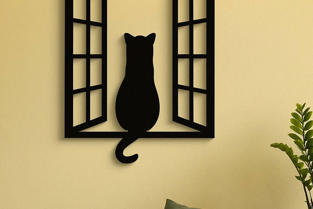 Σετ των 3 Intra απο ξύλο plywood 3mm-4mm πάχος -  Cricut Cats Art Decor  Cut File Δίασταση 4x4 cm INTRAFABR-120141513