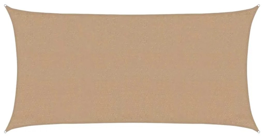 vidaXL Πανί Σκίασης Taupe 3 x 6 μ. από HDPE 160 γρ./μ²