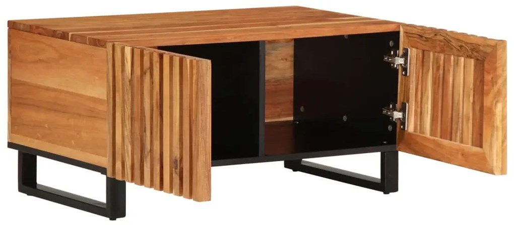 vidaXL Τραπεζάκι Σαλονιού 80x51x40 εκ. από Μασίφ Ξύλο Ακακίας