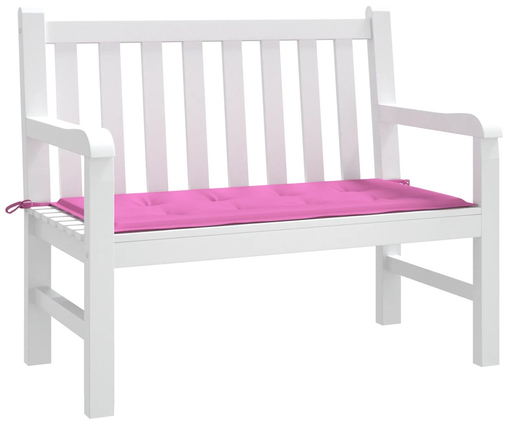 vidaXL Μαξιλάρι Κήπου Ροζ 120x50x4 εκ Υφάσμα Oxford