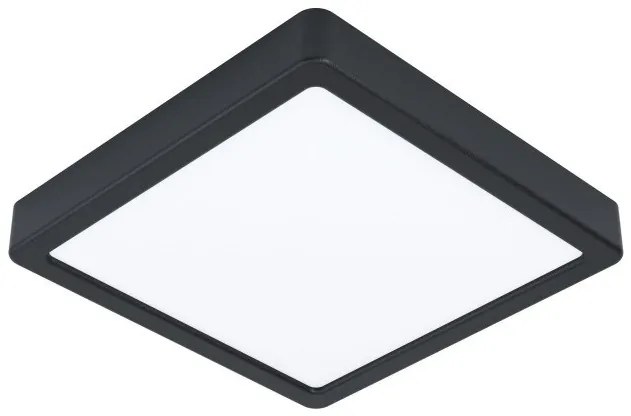 Έξυπνο Φωτιστικό Οροφής Πάνελ LED 16,5W ΙΡ44 3CCT Dimmable 21x21cm Fueva-Z Eglo-900109-Μαύρο 900109