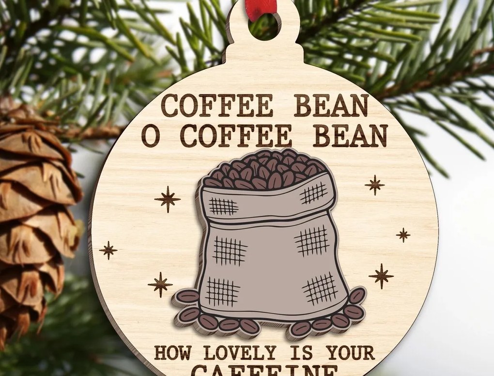 Intra απο ξύλο plywood  Χρώμα wenge 3mm-4mm πάχος - Χριστουγεννιάτικα στολίδια συλλογής καφέ Δίασταση 6x6 cm INTRAFABR-75199172