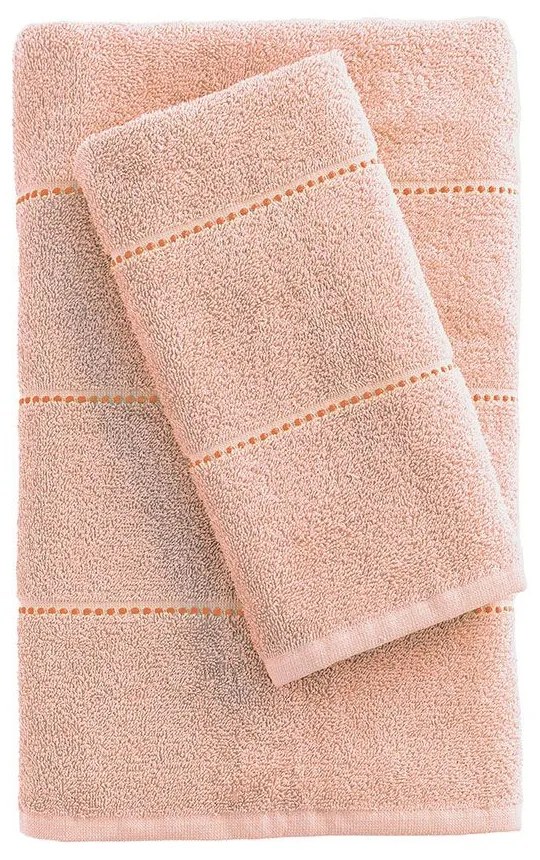 Πετσέτες Cler (Σετ 3τμχ) Rose Palamaiki Towels Set 70x140cm 100% Βαμβάκι