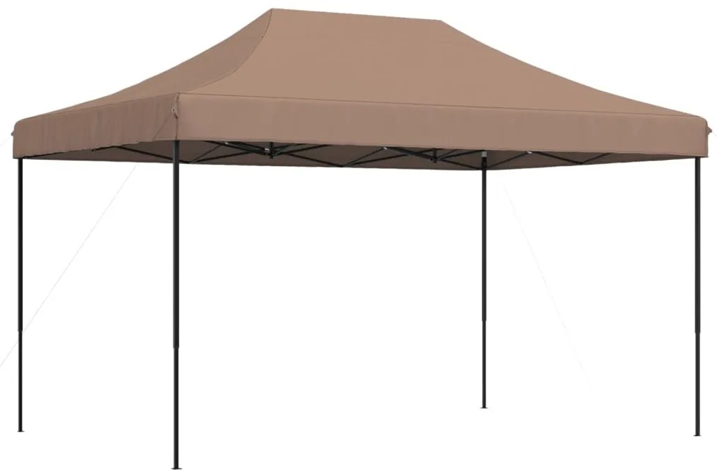 vidaXL Τέντα Εκδηλώσεων Πτυσσόμενη Pop-Up Καφέ 440x292x315 εκ.