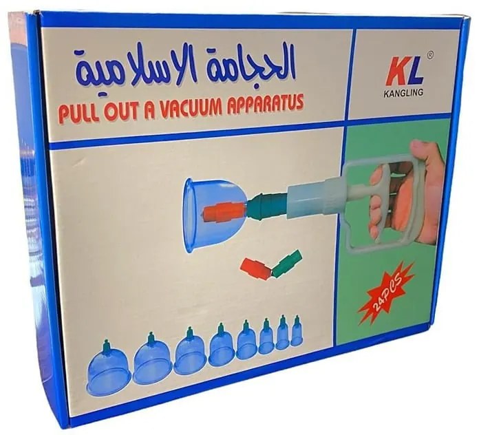 KL Θεραπευτική Συσκευή με Βεντούζες 24τμχ - Pull Out A Vacuum Apparatus 24pcs