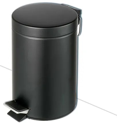 Geesa SHIFT Black Matt Επίδαπέδιο Χαρτοδοχείο 17x26εκ. 3L