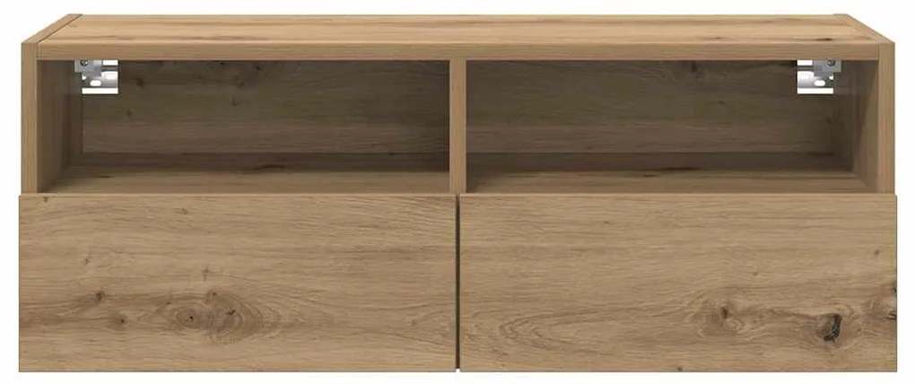 vidaXL Ντουλάπι Τηλεόρασης Τοίχου Artisan Oak 80 x 30 x 30 εκ