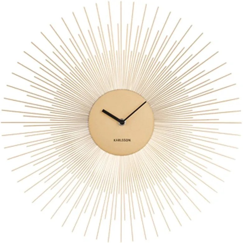 Ρολόι Τοίχου KA5817GD Peony D.45cm Gold Karlsson Metal
