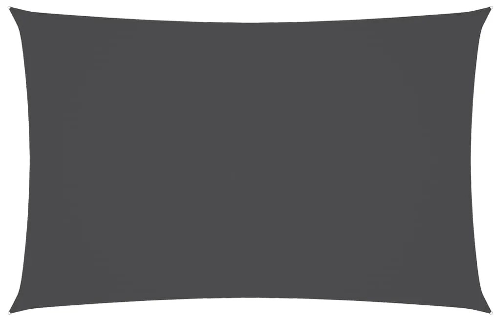vidaXL Πανί Σκίασης Ορθογώνιο Ανθρακί 2,5 x 5 μ. από Ύφασμα Oxford