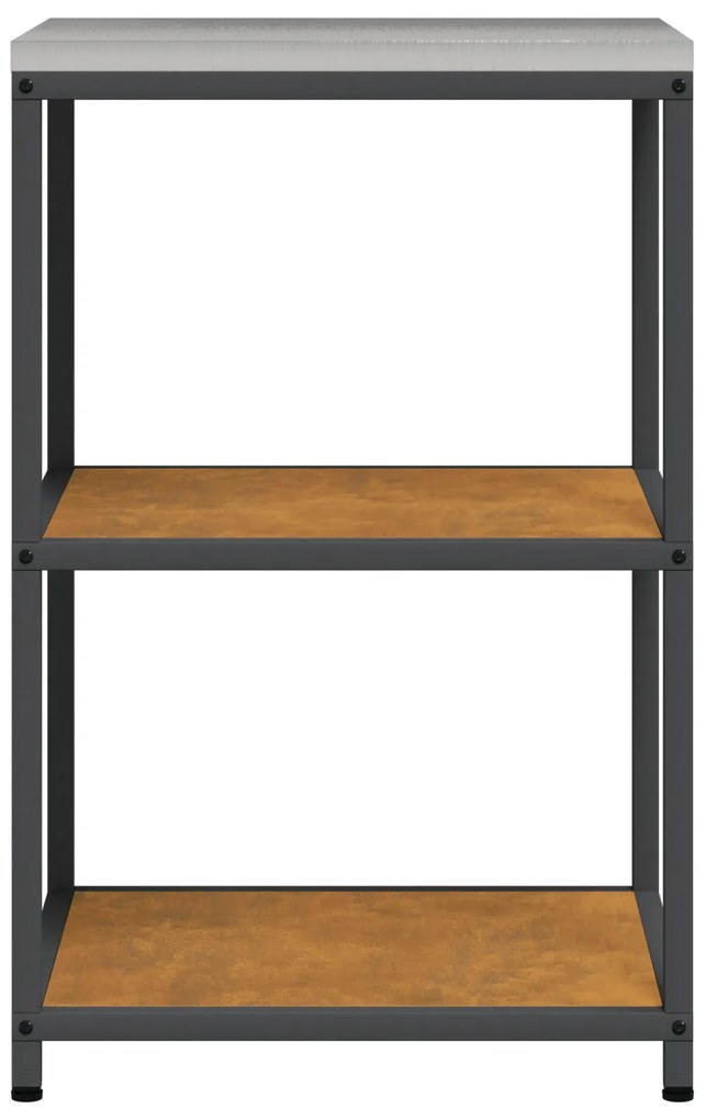 vidaXL Ράφι Αποθήκευσης Κουζίνας με ράφι Σκ rusty 60 x 50 x 92 εκ.