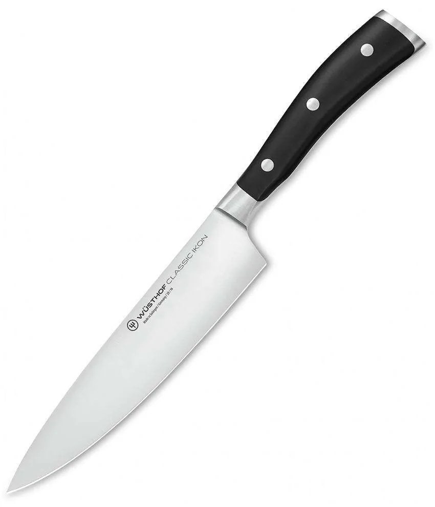 Μαχαίρι Chef Classic Ikon 1040330118 18cm Black Wusthof Stainless Steel