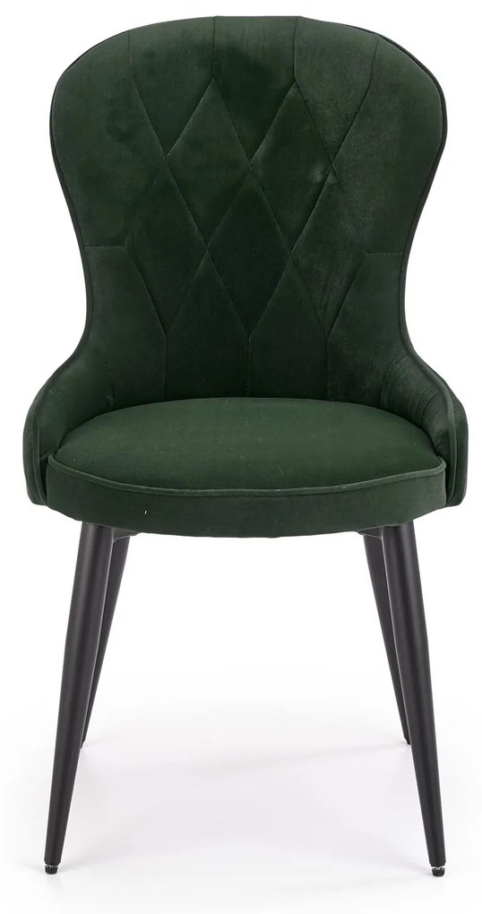 K366 chair, color: dark green DIOMMI V-CH-K/366-KR-C.ZIELONY