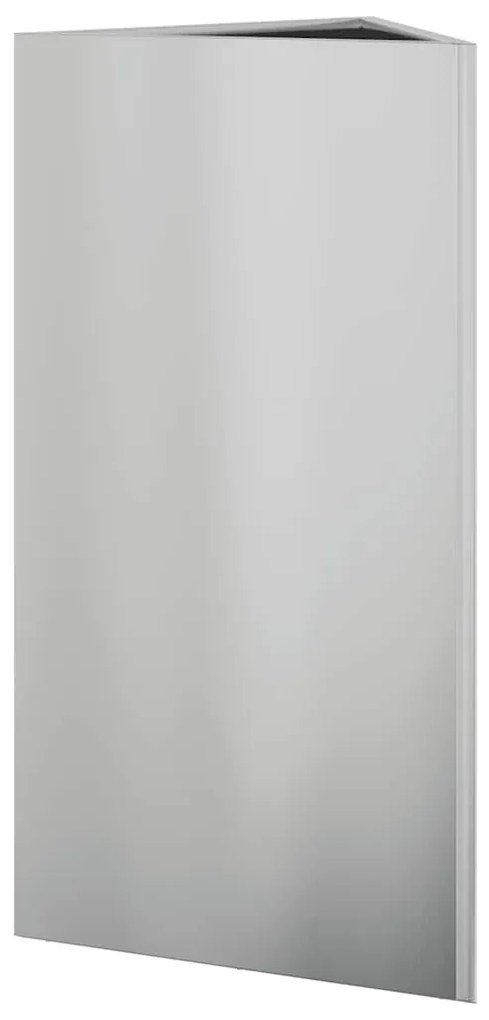 vidaXL Ζαρντινιέρα Κήπου Τρίγωνο 40x40x75 εκ Γαλβ. Ατσάλι