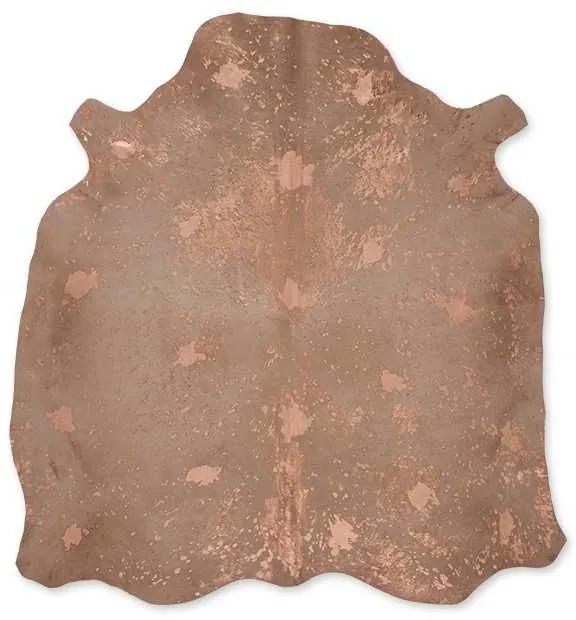 Δέρμα Αγελάδας Metallic Beige Acid Bronze - 200x220