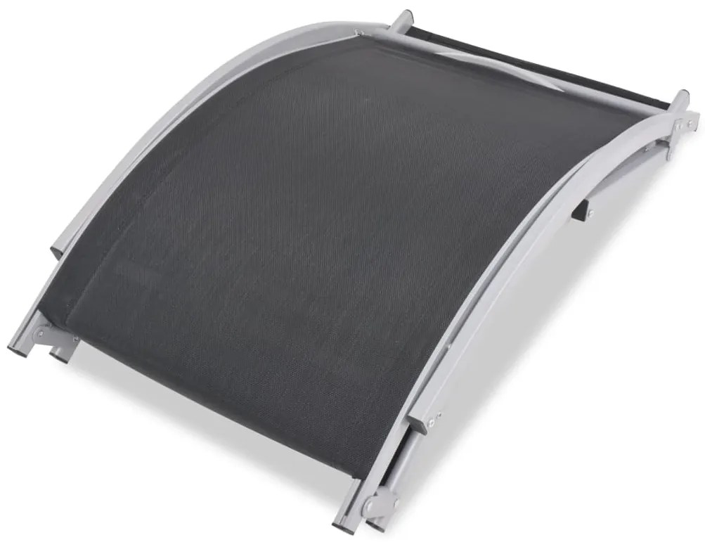 vidaXL Ξαπλώστρες Πτυσσόμενες 2 τεμ. από Αλουμίνιο / Textilene