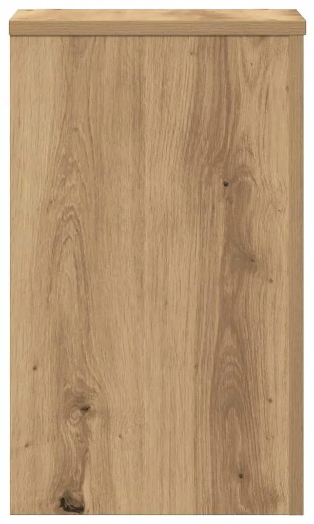 vidaXL Βάσεις Φυτών 2 τεμ. Αρτισιανή Δρυς 30x30x50 εκ. Επεξ. Ξύλο