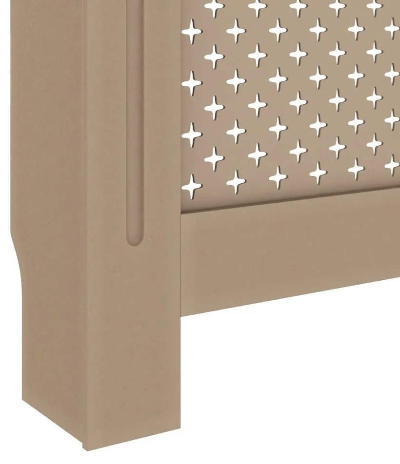vidaXL Κάλυμμα Καλοριφέρ 112 x 19 x 81,5 εκ. από MDF