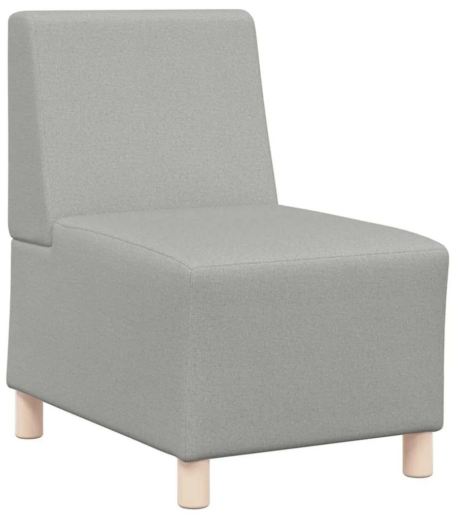 vidaXL Μοναδικός Καναπές χωρίς Χερούλια 3 pcs Σκίουρος Γκρί