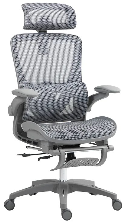 Intrahome Καρέκλα γραφείου εργασίας Zenyk Intrahome mesh σε ασπρόμαυρη απόχρωση 63x70x126εκ | SKU: INTRAPA-386111129