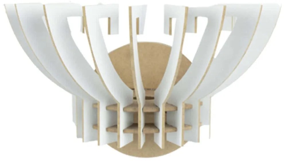 Φωτιστικό Τοίχου - Απλίκα 390FLH2119 32x22x19cm E27 40W White Opviq