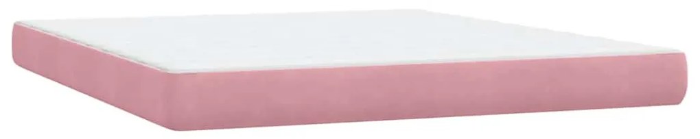 ΚΡΕΒΑΤΙ BOXSPRING ΜΕ ΣΤΡΩΜΑ ΡΟΖ 180X210 ΕΚ. ΒΕΛΟΥΔΙΝΟ 3317090