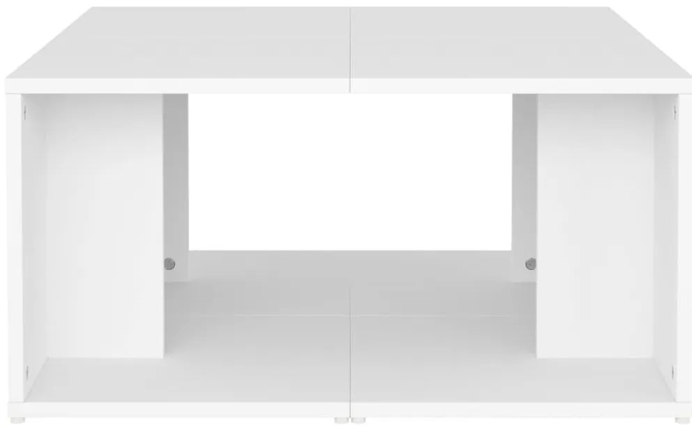 vidaXL Τραπεζάκια Σαλονιού 4 τεμ. Λευκά 33 x 33 x 33 εκ. Επεξ. Ξύλο