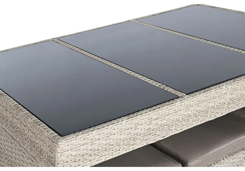 Σετ Τραπέζι με 6 Καρέκλες DKD Home Decor 143 x 80 x 100 cm