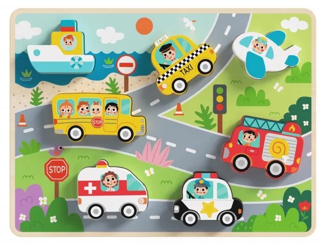 TOOKY TOY TH634 CHUNKY PUZZLE 9 PIECES 6972633372882